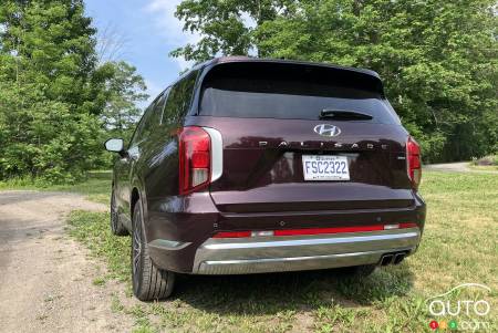 Rear of the new 2023 Hyundai Palisade